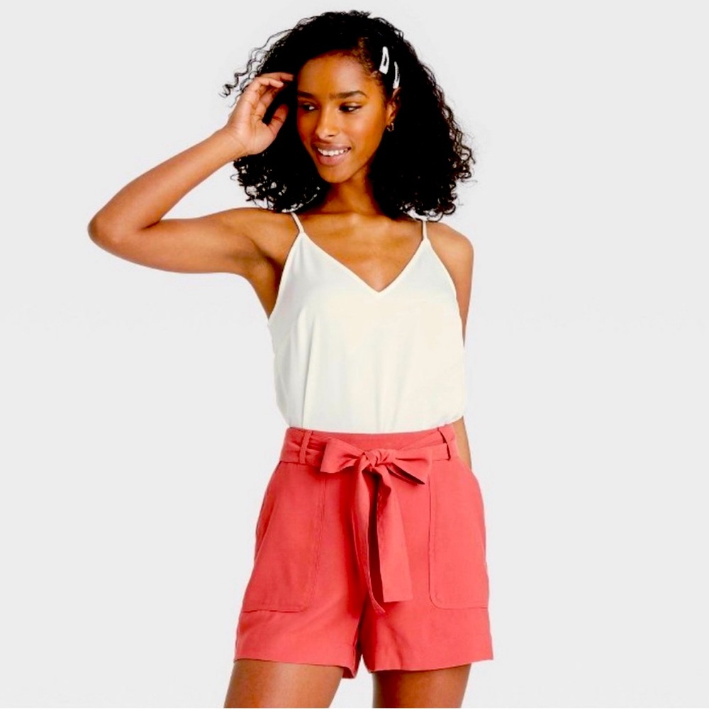 New A New Day White V-Neck Cami - M